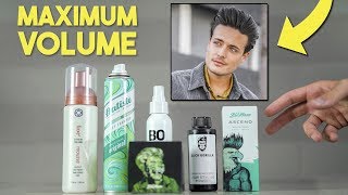 The Best Hair Products For VOLUME  Mens Hair Tips [upl. by Bartle812]