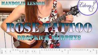 ROSE TATTOO  Mandolin Tutorial Teaser  Dropkick Murphys [upl. by Crudden116]