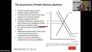 Steven Pizer The Economics of Public Health Care Delivery [upl. by Airdnazxela]