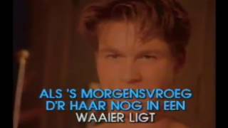 Hans de Booy  Thuis ben  KARAOKE  Lyrics [upl. by Ioab]