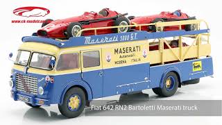 ckmodelcarsvideo Fiat 642 RN2 Fiat 642 RN2 Renntransporter CMR [upl. by Hanikahs]