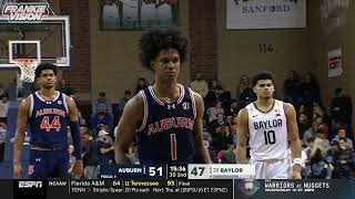 Aden Holloway 19 PTS 6 AST in Freshman Debut vs Baylor [upl. by Gnanmas]