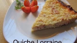 QUICHE LORRAINE  RECETA FÁCIL Y RÁPIDA [upl. by Icyac]