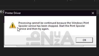 Windows printer spooler service has been stopped  Windows 7810 [upl. by Gnolb562]