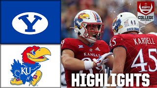 KANSAS COMES OUT ON TOP 🙌 BYU Cougars vs Kansas Jayhawks  Full Game Highlights [upl. by Drooff]