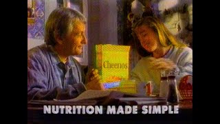 Cheerful Cheerios Nutrition Made Simple Vintage 90s Commercial 1990 [upl. by Rovelli]