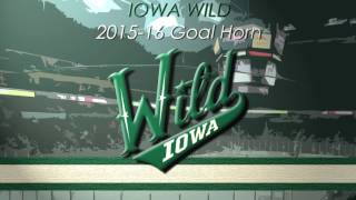 Iowa Wild 201516 Goal Horn [upl. by Hurlee]