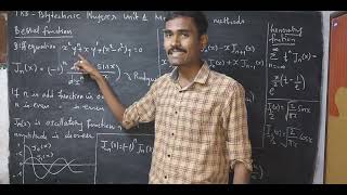 Bessel function  trb polytechnic physics  unit 1 mathematical methods [upl. by Wadleigh]