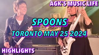 Spoons Live  Toronto May 25 2024 McBowl Music Festival  spoons [upl. by Yreffoeg]