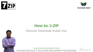 How to download install and use 7Zip FREE archiving software [upl. by Belayneh881]