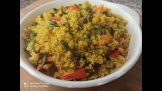 Stir Fried Quinoa  Healthy Breakfast [upl. by Aissilem]