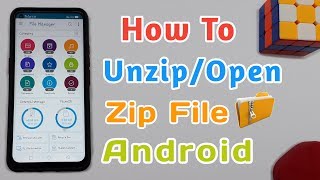 How To UnzipOpen Zip File In Android  How To Extract Zip File On Android [upl. by Geithner654]