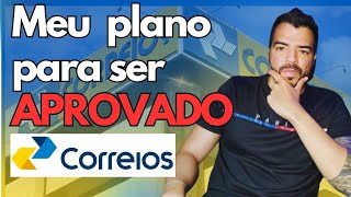 CONCURSO dos CORREIOS  Meu planejamento para ser APROVADO concurso correios [upl. by Renfred412]