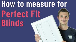 How to measure for a Perfect Fit blind [upl. by Norac]