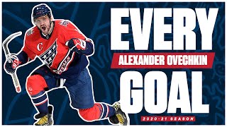 Every Alexander Ovechkin Goal From The 202021 NHL Season [upl. by Bray770]