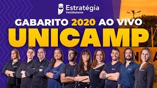 Gabarito UNICAMP 2020  1ª Fase Prova Resolvida e Comentada [upl. by Parthena]