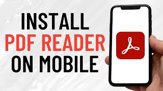 How to Download and Install the Adobe PDF Reader App On Mobile Easy [upl. by Seidule]