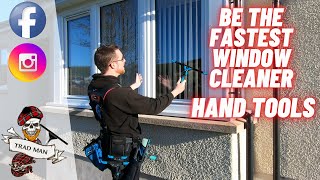 BE THE FASTEST WINDOW CLEANER  HAND TOOLS [upl. by Hootman]