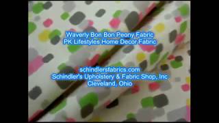 PK Lifestyles Waverly Pattern Bon Bon color Peony Fabric [upl. by Teews969]