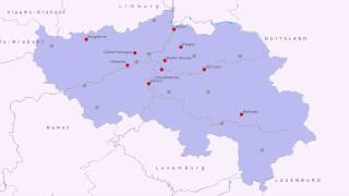 Topografie Provincie Luik [upl. by Orgel]