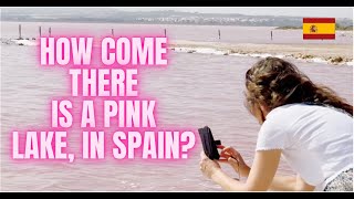 Spains PinkWater Lake Las Salinas de Torrevieja  spain torrevieja lake travel touristspot [upl. by Kape]