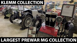 Uncovering a Rare Automotive Treasure The Klemm PreWar MG Collection [upl. by Asihtal]