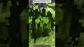 MindBlowing Minecraft Garden Hack Build a Stunning Wooden Archway shorts [upl. by Ppilihp98]