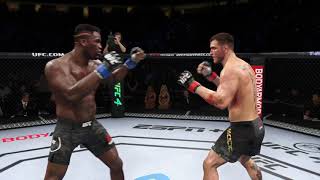 Francis Ngannou KO vs Stipe Miocic [upl. by Sitra]