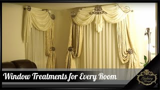 Best Window Treatments  Creative window treatments  Galaxy Design Video 211 [upl. by Ecraep80]