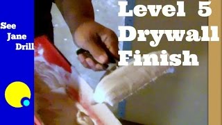 How to Create a Level 5 Drywall Finish [upl. by Kattie]