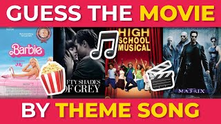 GUESS THE MOVIE BY THE THEME SONG PT 2 🎞️🎵  Movie Quiz [upl. by Alehcim822]