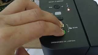 Brother DCP T420W Bad Printout Cleaning [upl. by Pincus232]