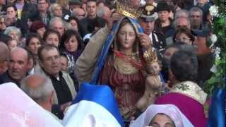 Madonna Tratalias caduta al termine della processione  Lunedì 21052012 [upl. by Keisling]