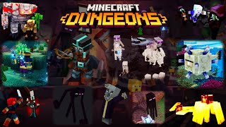 Minecraft Dungeons EVERY MINI BOSS THEME With Timestamps [upl. by Adlesirk]