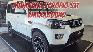 Mahindra Scorpio S11 Walkaround [upl. by Aileon374]