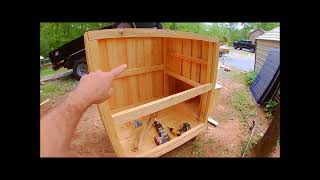 Sawmill building a chicken coop from 2 year old pine logs  Part 2 [upl. by Ahsienel]