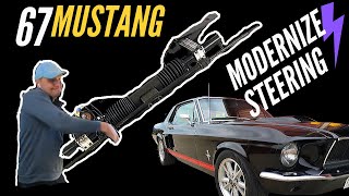 Mustang Rack and Pinion Conversion 1967 Mustang 67  Episode 1 [upl. by Yee]