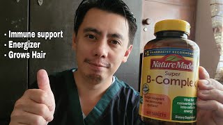 After 3 Years  Nature Made Super B Complex with Vitamin C Ascorbic Acid Biotin  Nurse Review [upl. by Novart785]