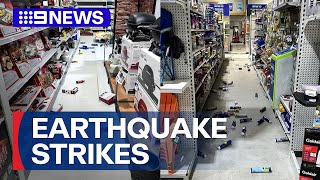 Earthquake hits NSWs Hunter Valley  9 News Australia [upl. by Nawd]