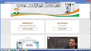 How to take membership on INC Congress party [upl. by Narih620]