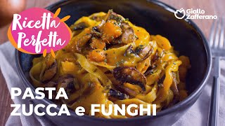 PASTA ZUCCA e FUNGHI  lABBINAMENTO PERFETTO😍 [upl. by Alyak]