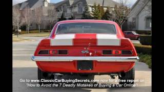 1969 Chevy Camaro 502 Classic Muscle Car for Sale in MI Vanguard Motor Sales [upl. by Ayanad579]