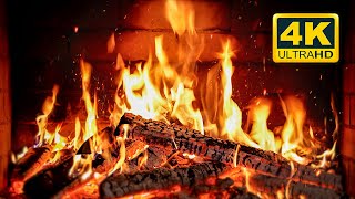 🔥 Cozy Fireplace 4K 12 HOURS Fireplace with Crackling Fire Sounds Crackling Fireplace 4K [upl. by Oiramal]