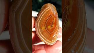 Lovely Limonite Kissed LSA agate rocks geology gemstone [upl. by Buseck908]