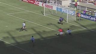 Netherlands  Argentina Bergkamp Goal 1998 HD [upl. by Okimuk]