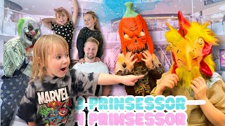 Köp varandras halloween outfits CHALLENGE👻🎃 En helg i Stockholm DEL 2  3prinsrssor VLOGG 💕🍭🍬 [upl. by Drahcir824]