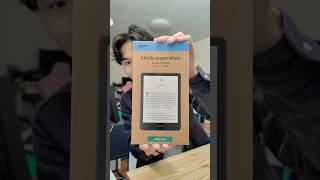 Unboxing Amazon Kindle Paperwhite 2024 Signature Edition Metallic Jade shorts kindlepaperwhite [upl. by Alyad911]