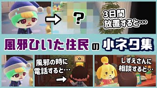 【あつ森】超貴重！「風邪をひいた住民」に隠れた細かすぎる小ネタ集！【あつまれ どうぶつの森】レウンGameTV [upl. by Richers]