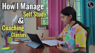 How I Manage Self Study and Classes Effectively 📚🔖 My Daily Routine ⭐ Himani Sharma [upl. by Ainna43]