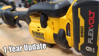 DEWALT FlexVolt 60Volt 17quot Brushless Attachment Capable String Trimmer Update DCST972X1 Power Head [upl. by Nue975]